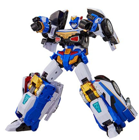 Metal Cardbot W BLUECOP W Police Car Transforming Robot K-Toy | PRE-ORDER