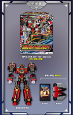 Metal Cardbot S BLASTRAIN Transforming Robot Toy | Korean Edition