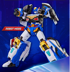 Metal Cardbot W BLUECOP W Police Car Transforming Robot K-Toy | PRE-ORDER