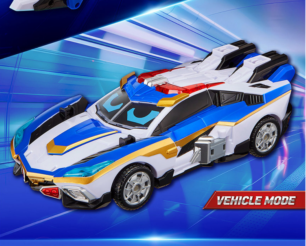Metal Cardbot W BLUECOP W Police Car Transforming Robot K-Toy | PRE-ORDER