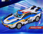 Metal Cardbot W BLUECOP W Police Car Transforming Robot K-Toy | PRE-ORDER