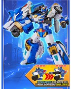 Metal Cardbot W BLUECOP W Police Car Transforming Robot K-Toy | PRE-ORDER