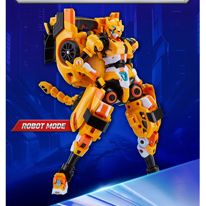 Metal Cardbot W TACHY Cheetah Female Transforming Robot K-Toy | PRE-ORDER