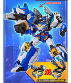 Metal Cardbot W BLUECOP W Police Car Transforming Robot K-Toy | PRE-ORDER