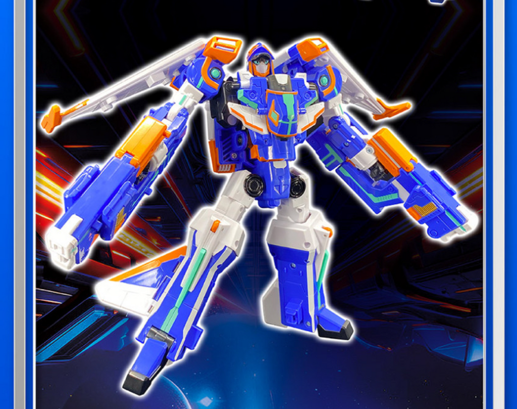 Metal Cardbot S CIELO Transforming Fighter Jet Robot K-Toy | Korean Edition