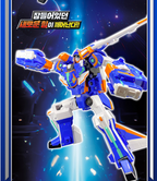 Metal Cardbot S CIELO Transforming Fighter Jet Robot K-Toy | Korean Edition