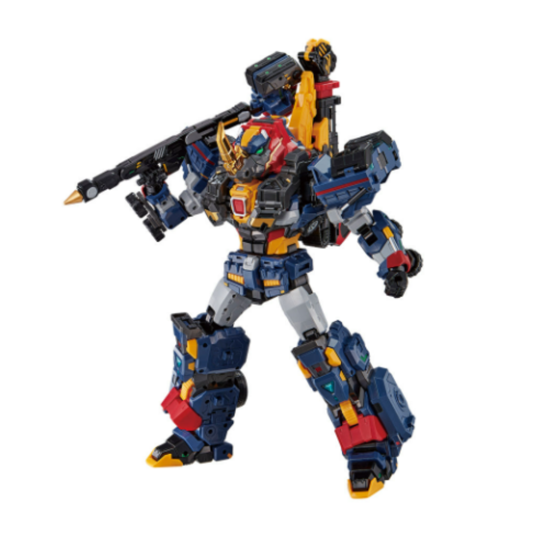 Metal Cardbot W SOLIDHORN 3-Vehicle Combining Rhino Robot K-Toy | PRE-ORDER